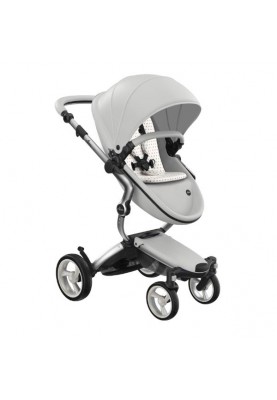 Brand New 4G Mima Xari Stoller In Snow white Silver Chassis Baby Stroller